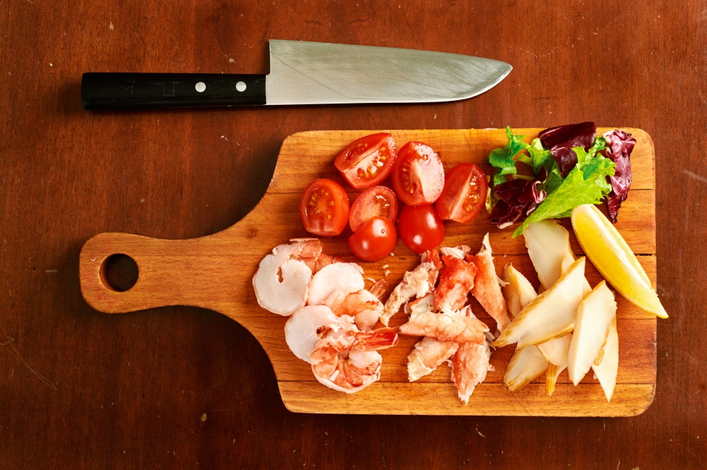 Салат с морепродуктами