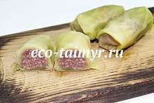 Голубцы из оленины