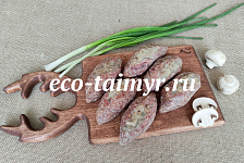 Зразы из оленины с грибами и луком